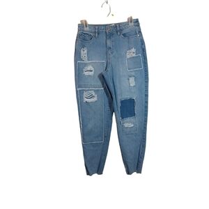 YMI Dream Distressed Straight Legged Jeans- waist 27